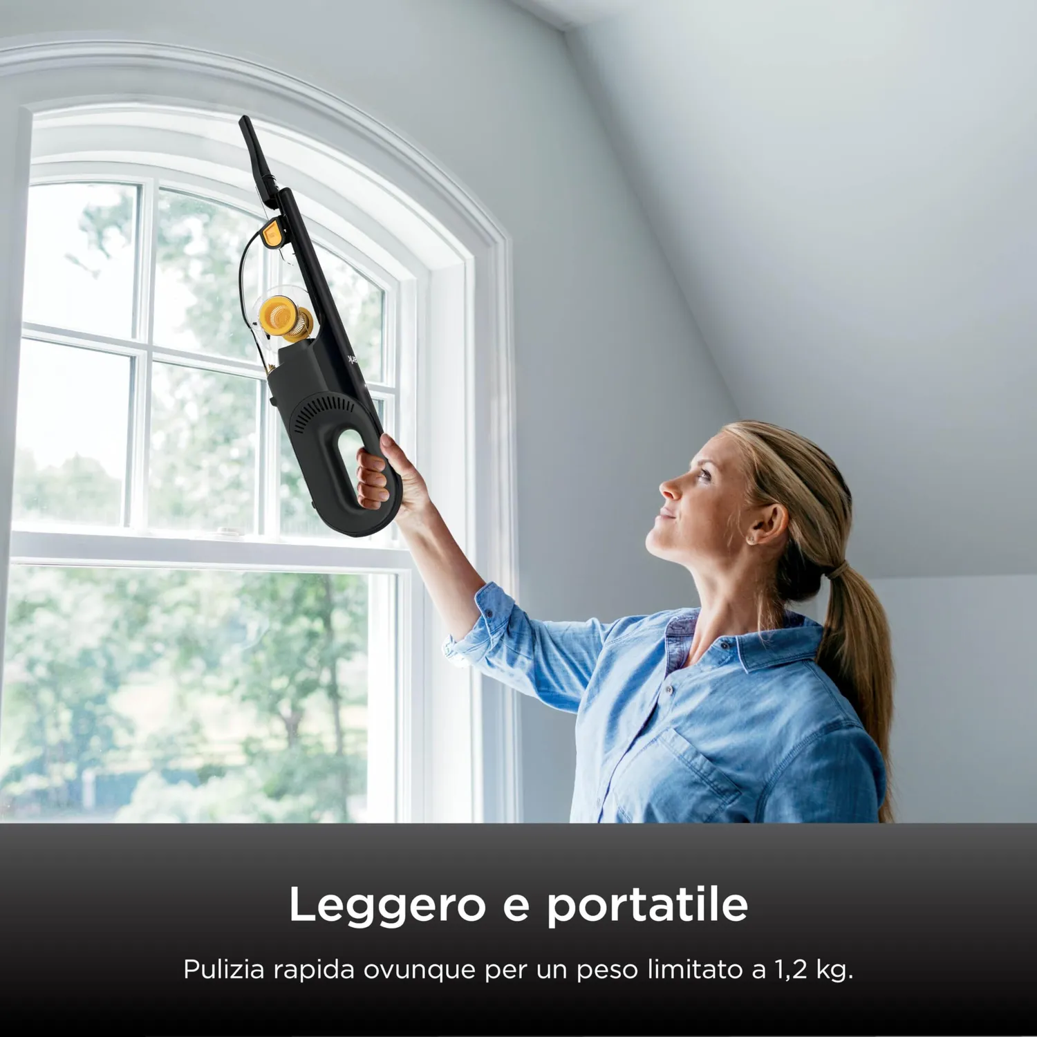 Shark Aspirabriciole senza filo portatile con pet tool nero