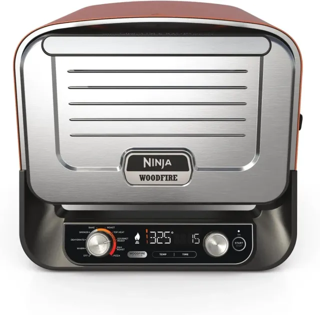Ninja Woodfire OO101EU Forno Pizza Esterno 8-in-1 rosso