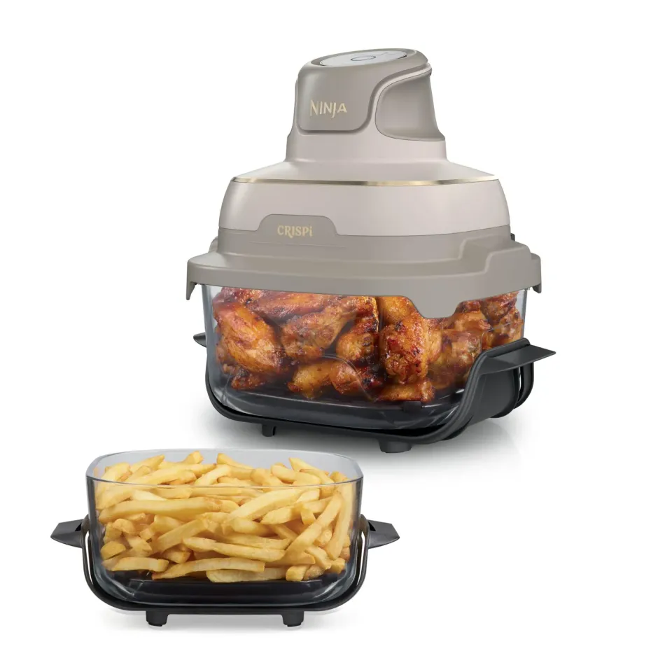 Ninja CRISPi FN201EUSD1 friggitrice ad aria vetro oro 3,8L+2,3L
