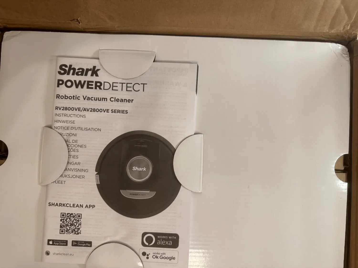 Shark PowerDetect robot aspirapolvere nero autosvuotante 60 giorni