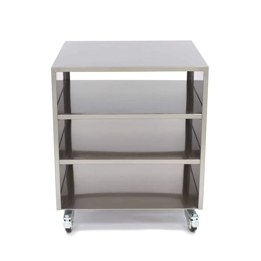 Maxima supporto inox su ruote 60x60 120 kg