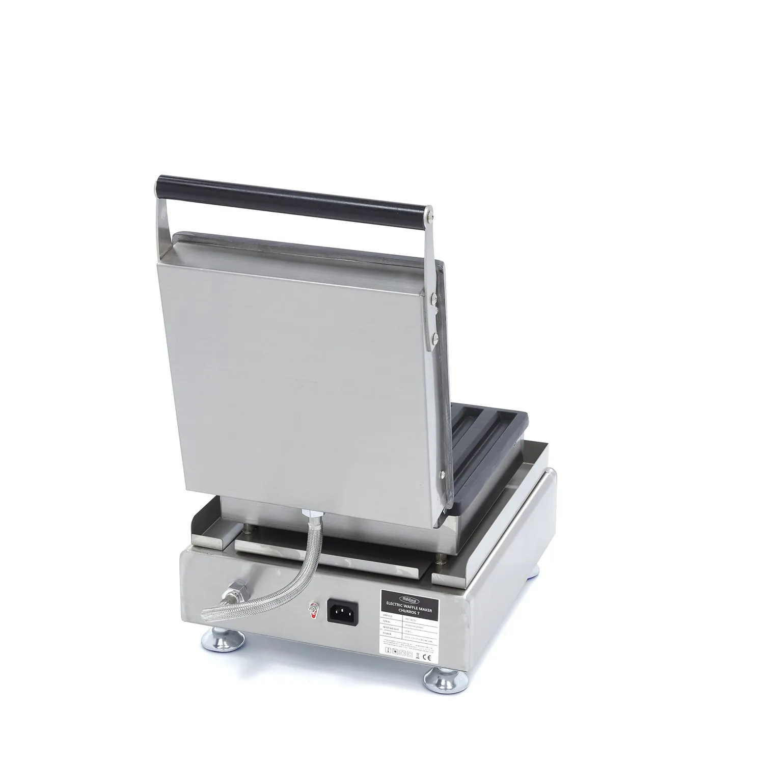 Maxima Churros 7 Pezzi Piastra Waffle 50-300°C con Timer