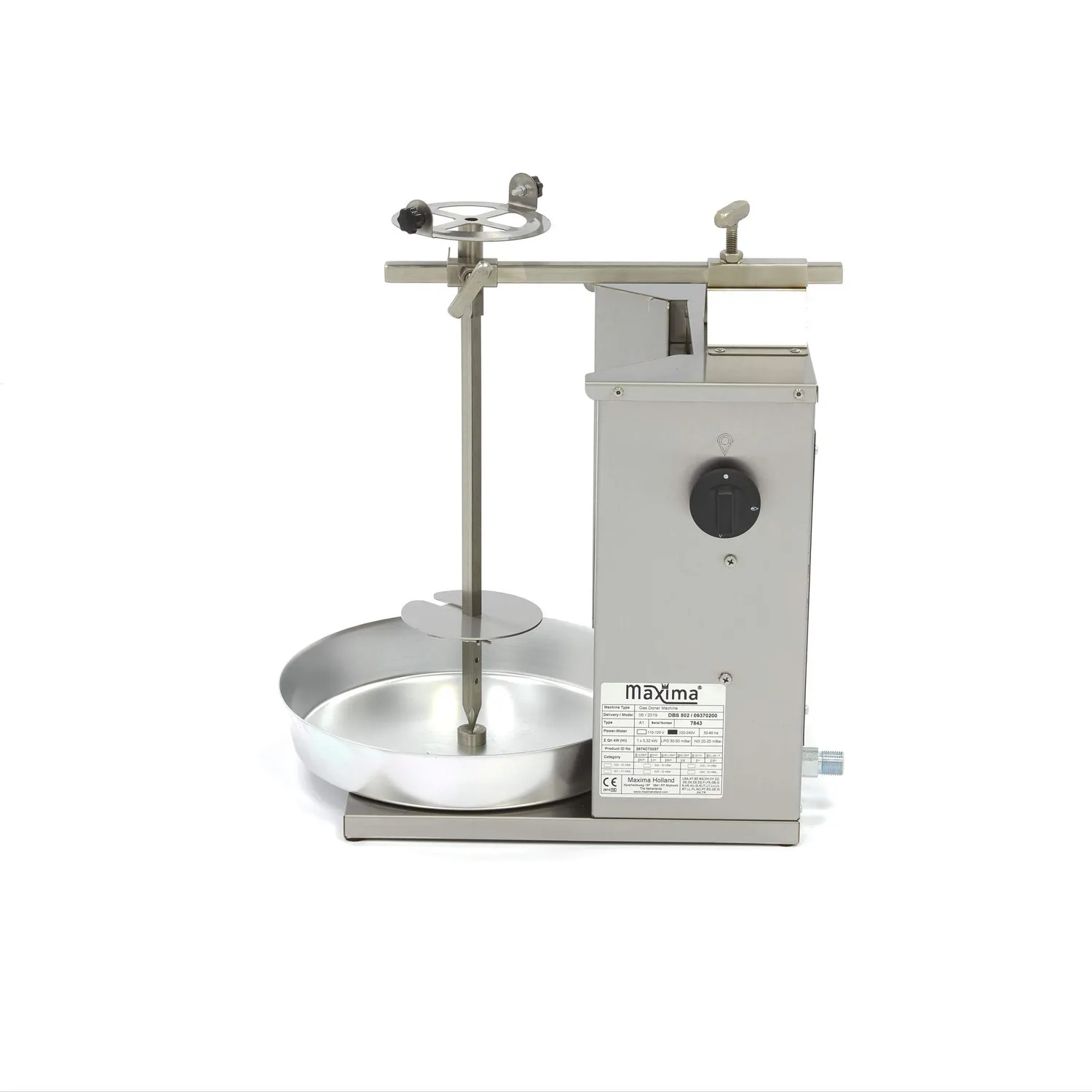 Maxima Döner Grill Gas 1 Bruciatore 10kg carne inox