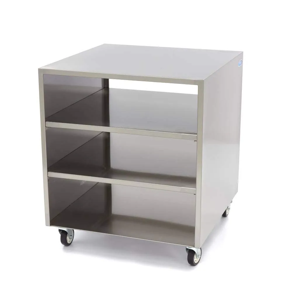 Maxima supporto inox su ruote 60x60 120 kg