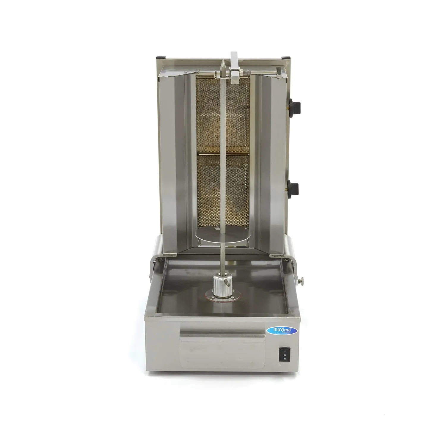 Pizza Maxima grill kebab gas 2 bruciatori 20kg carne