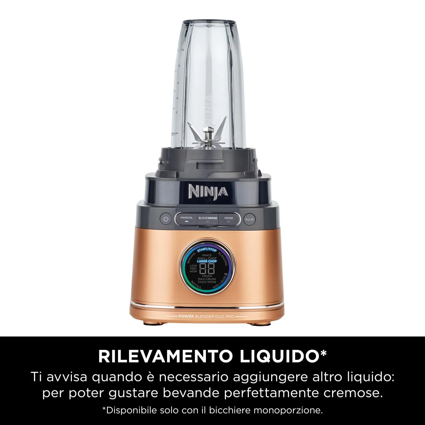 Ninja Detect Power Pro TB301EUCP Frullatore 1200W Nero Rame