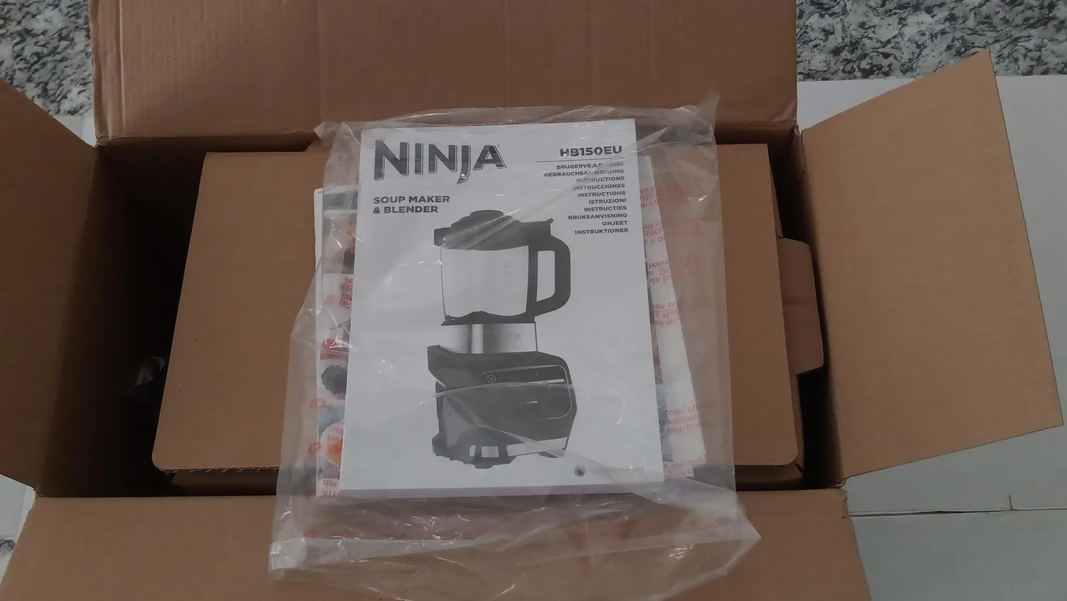 Ninja Foodi frullatore cuoci zuppe nero 1,7L vetro