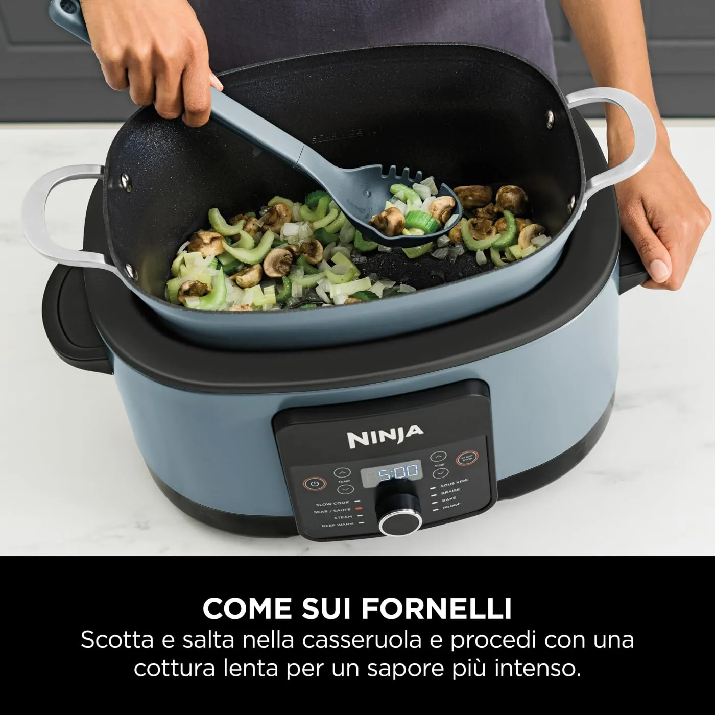 Ninja Foodi PossibleCooker MC1001EU slow cooker 8 L grigio