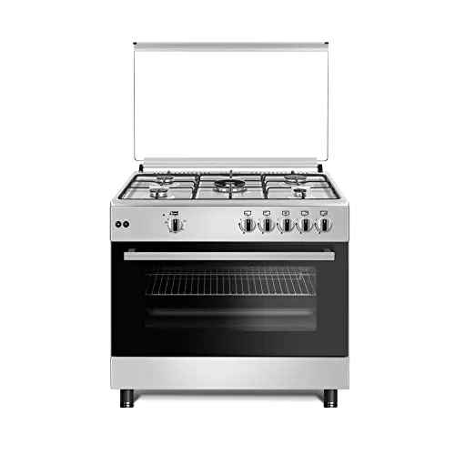 Samet Cerere90 cucina gas 5 fuochi forno ventilato inox 90 cm