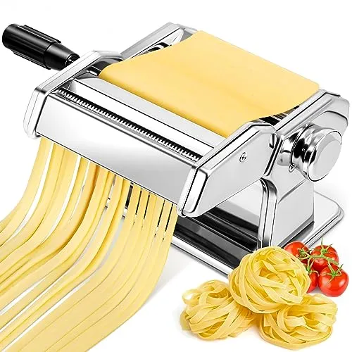 Yashe QF-150 macchina pasta manuale acciaio inox 7 spessori