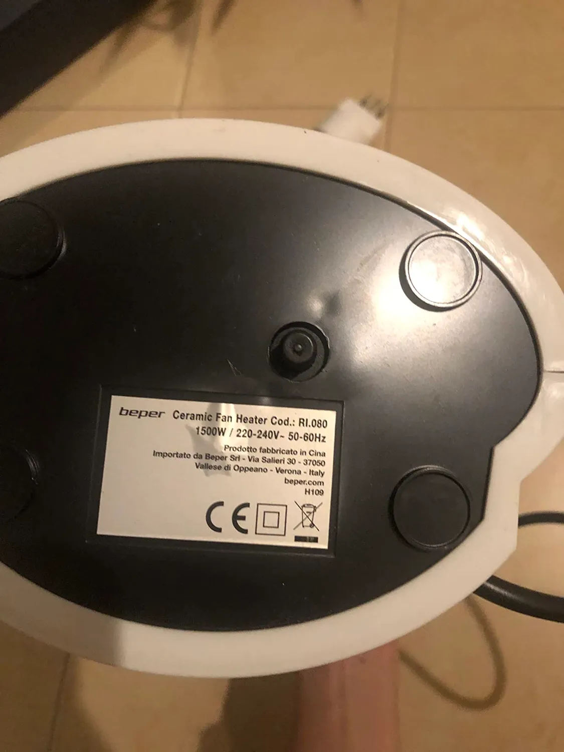 Beper RI.080 Termoventilatore Ceramico basso consumo