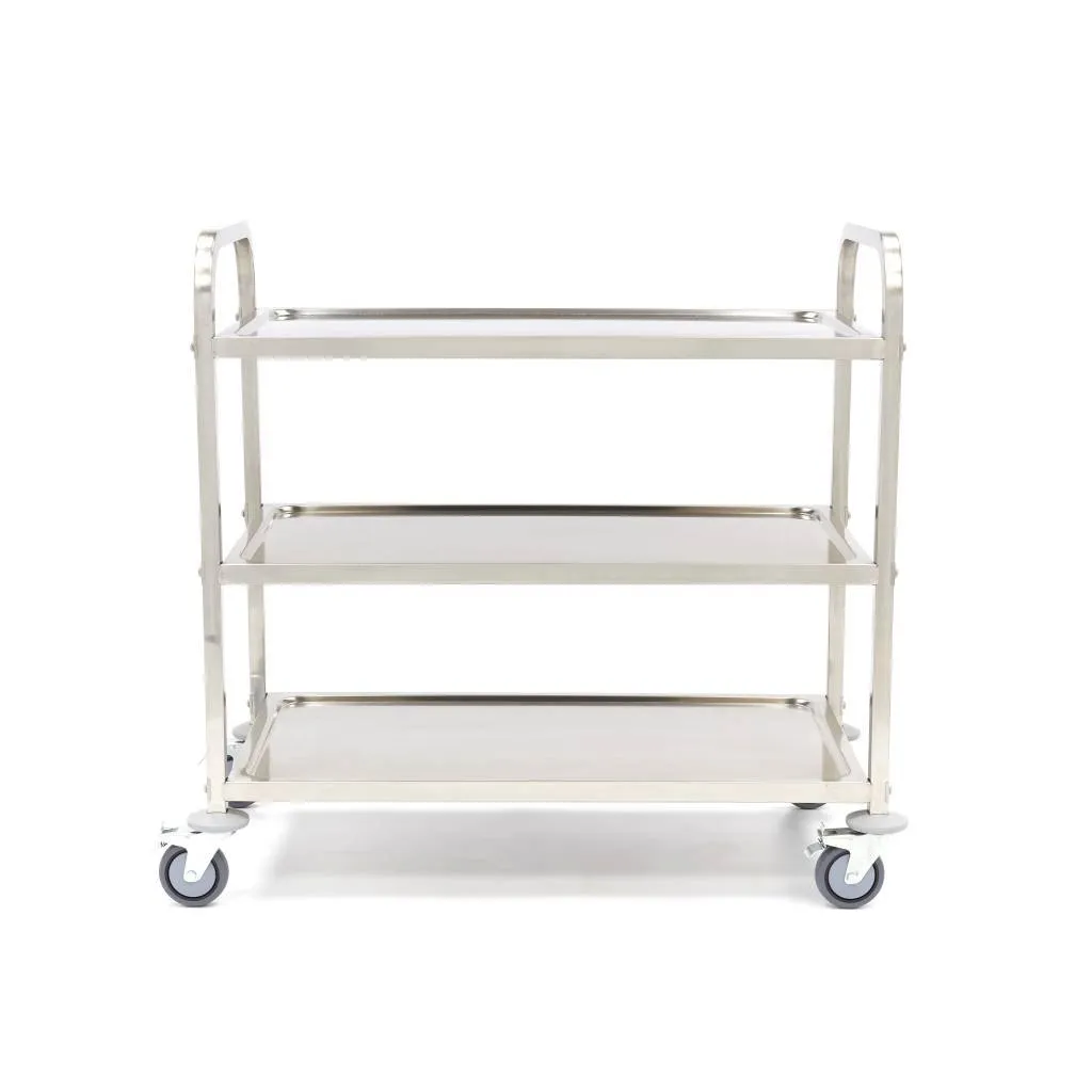 Pizza Maxima Carrello Servizio 3 Piani Inox 120 Kg