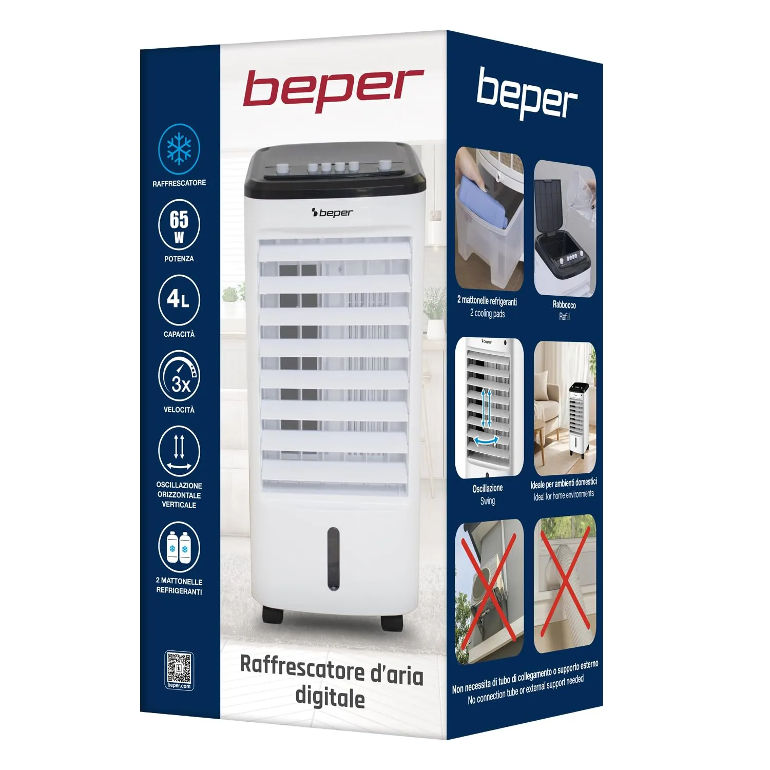 Beper Polar Jet P206RAF301 raffrescatore 4L 65W