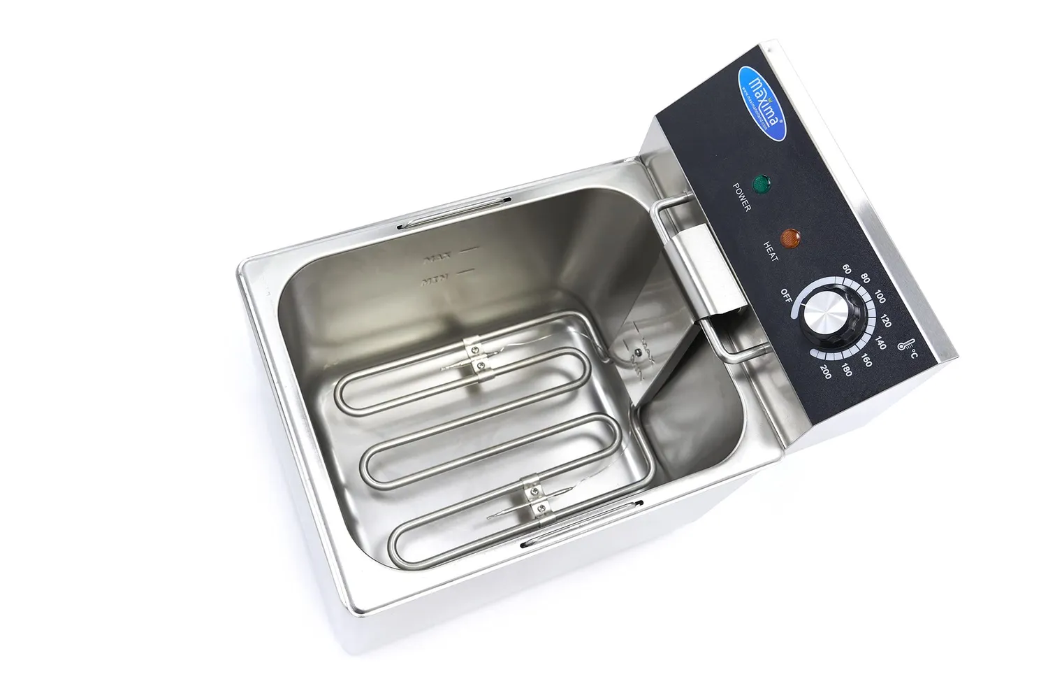 Maxima Gastro friggitrice singola 8 L 1 cestino 1,4 kg