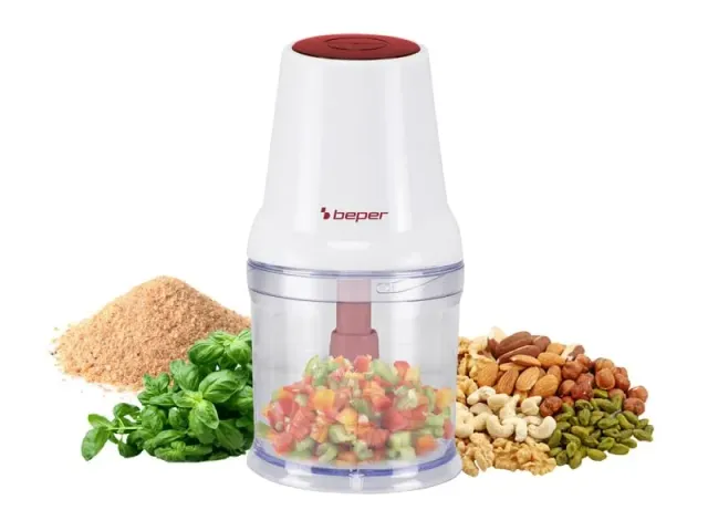 Beper P102ROB010 tritatutto 400W 500 ml bianco rosso