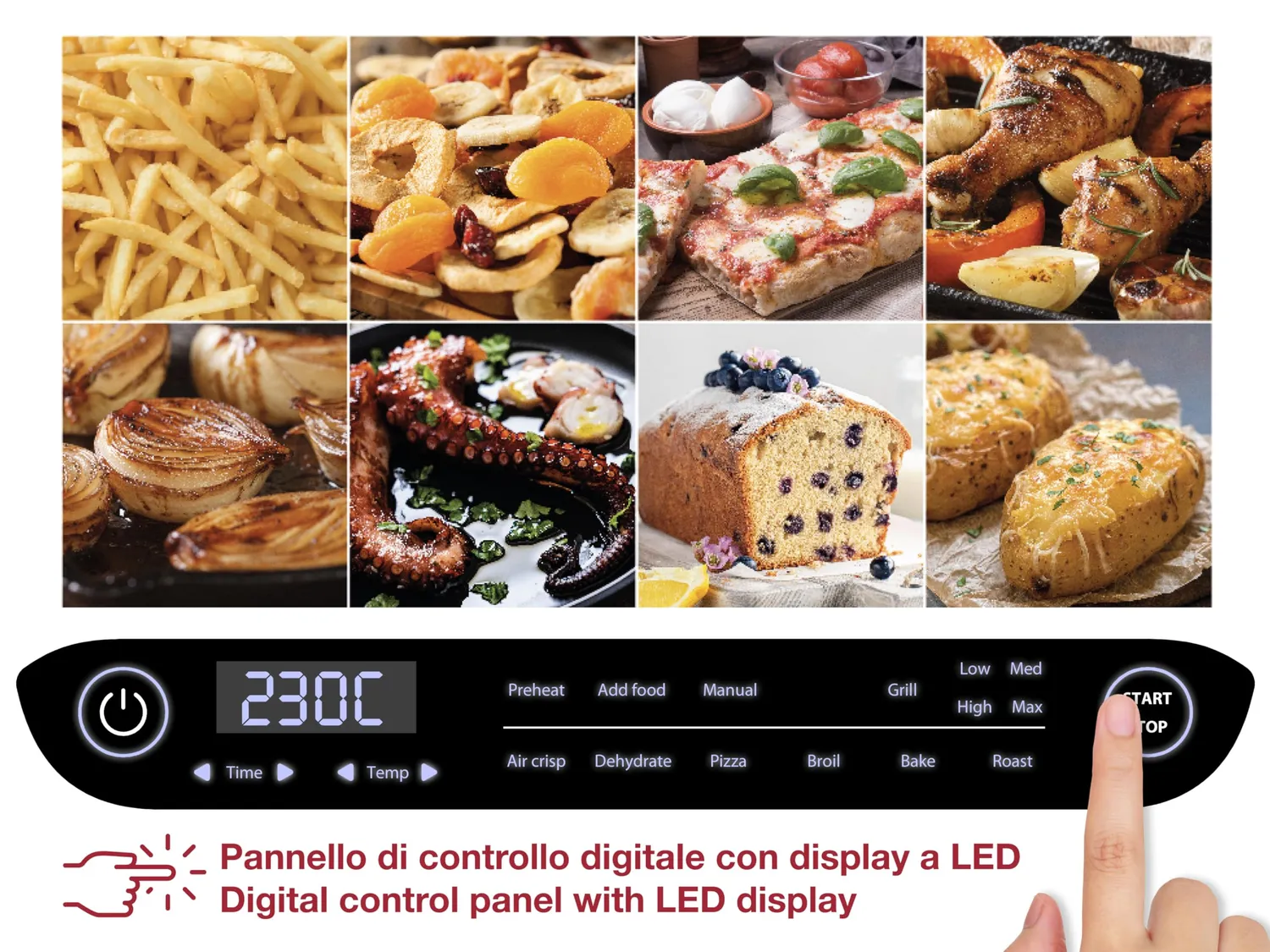 Beper Cucinotto P101FRI081 Friggitrice Aria Nero