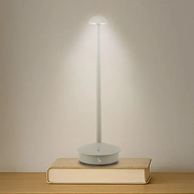 Beper P207ILI152 Lampada da Tavolo Tortora Ricaricabile Touch