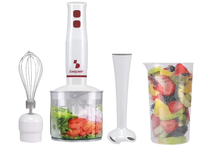 Beper P102FRU200 Frullatore Immersione 4in1 400W