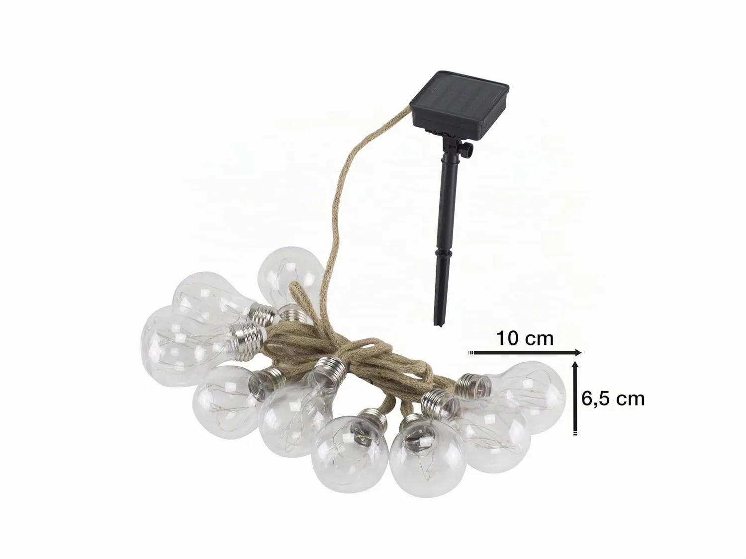Beper P207ILO500 catena luminosa solare 4m 10 LED