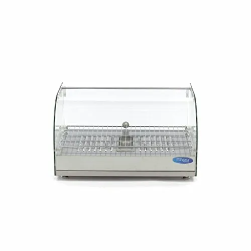 Maxima Vetrinetta Termica 55 cm 25 L 800W vetro curvo
