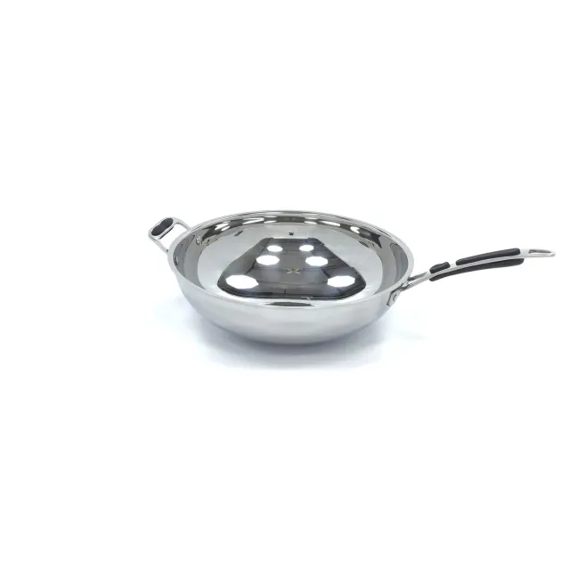 Maxima Padella Wok Ø36 cm Inox per Induzione