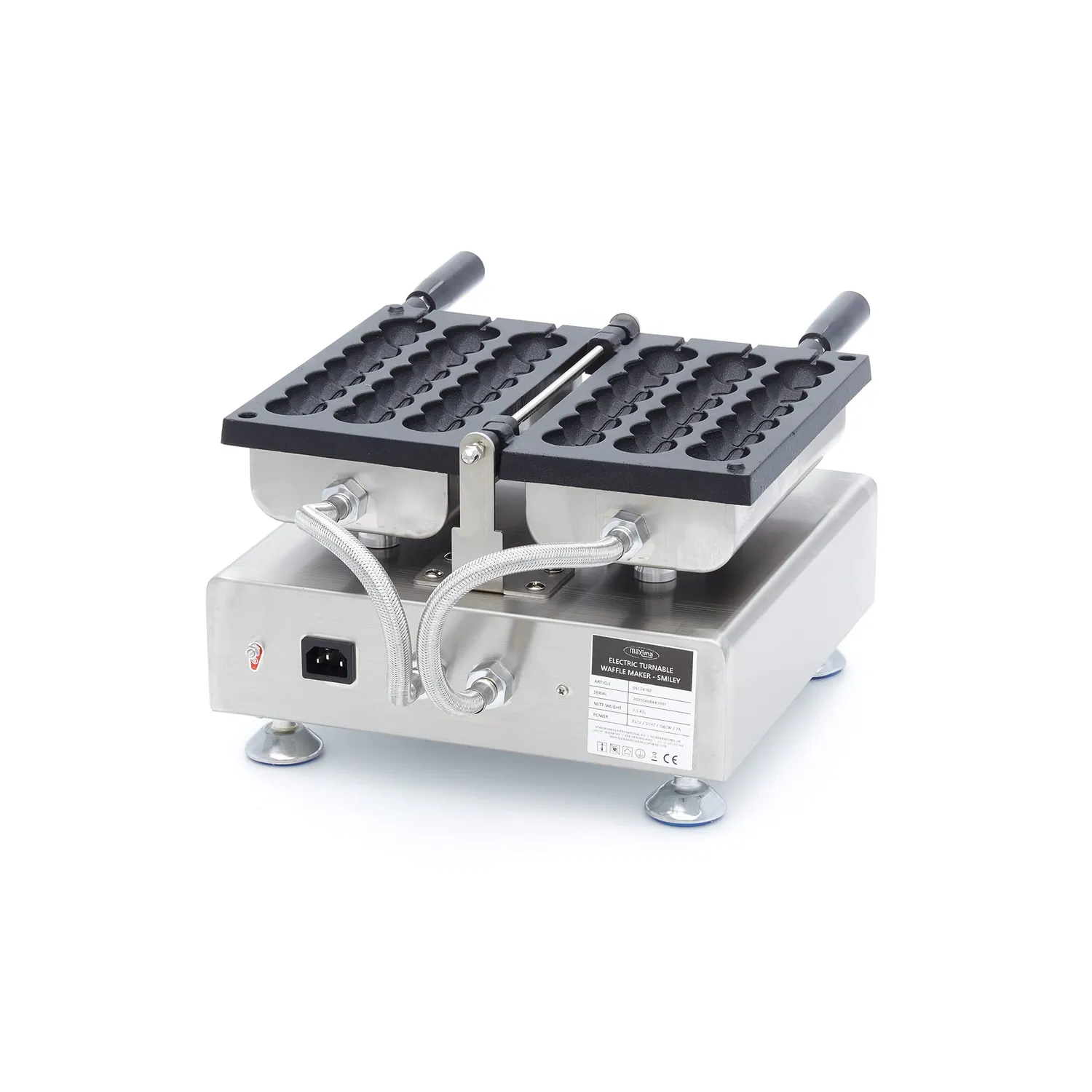 Maxima Emoji 3 Pezzi Piastra Waffle Lecca-Lecca