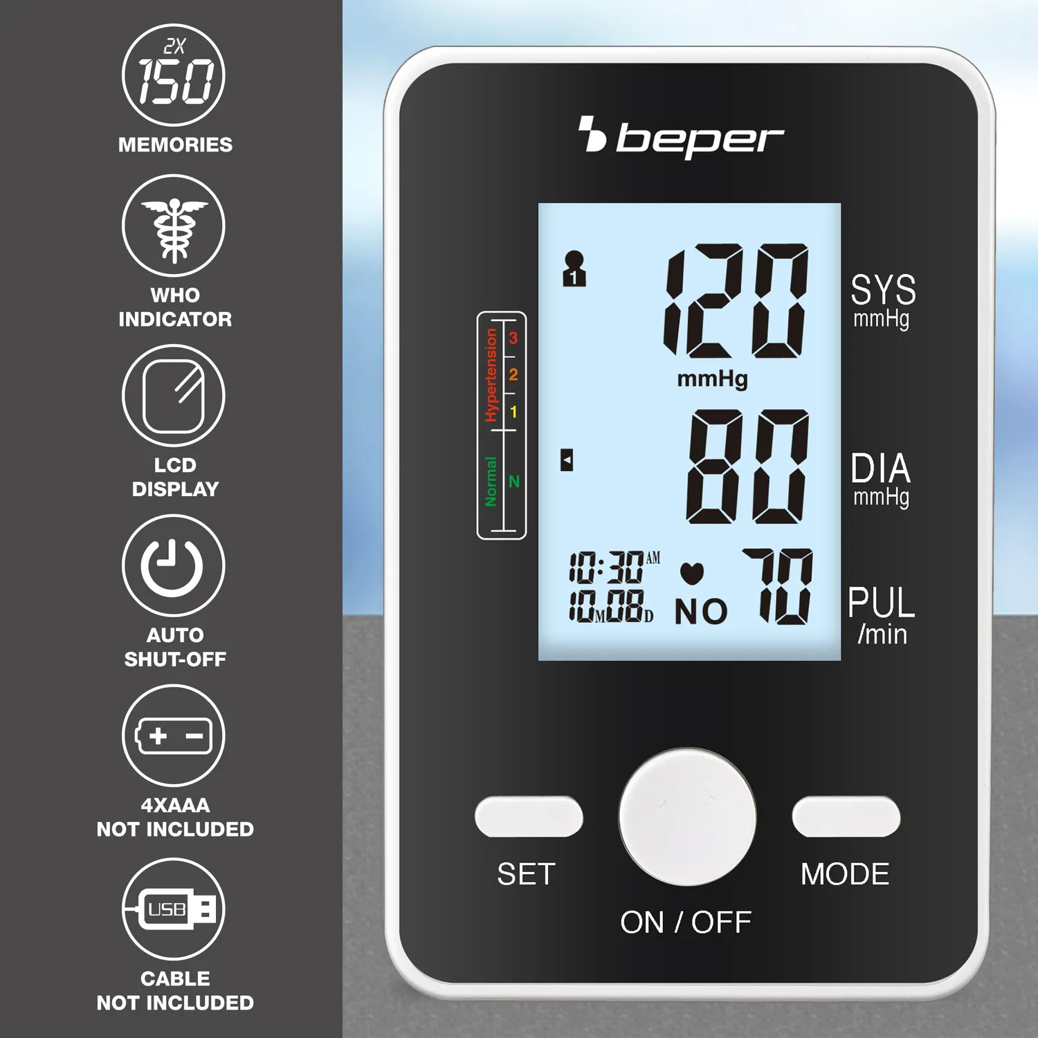Beper P303MED100 misuratore pressione braccio digitale
