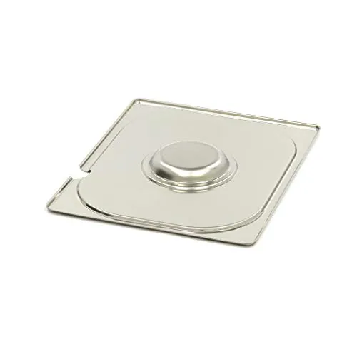 Maxima Coperchio GN 1/2 Inox con Apertura Cucchiaio 325x265 mm