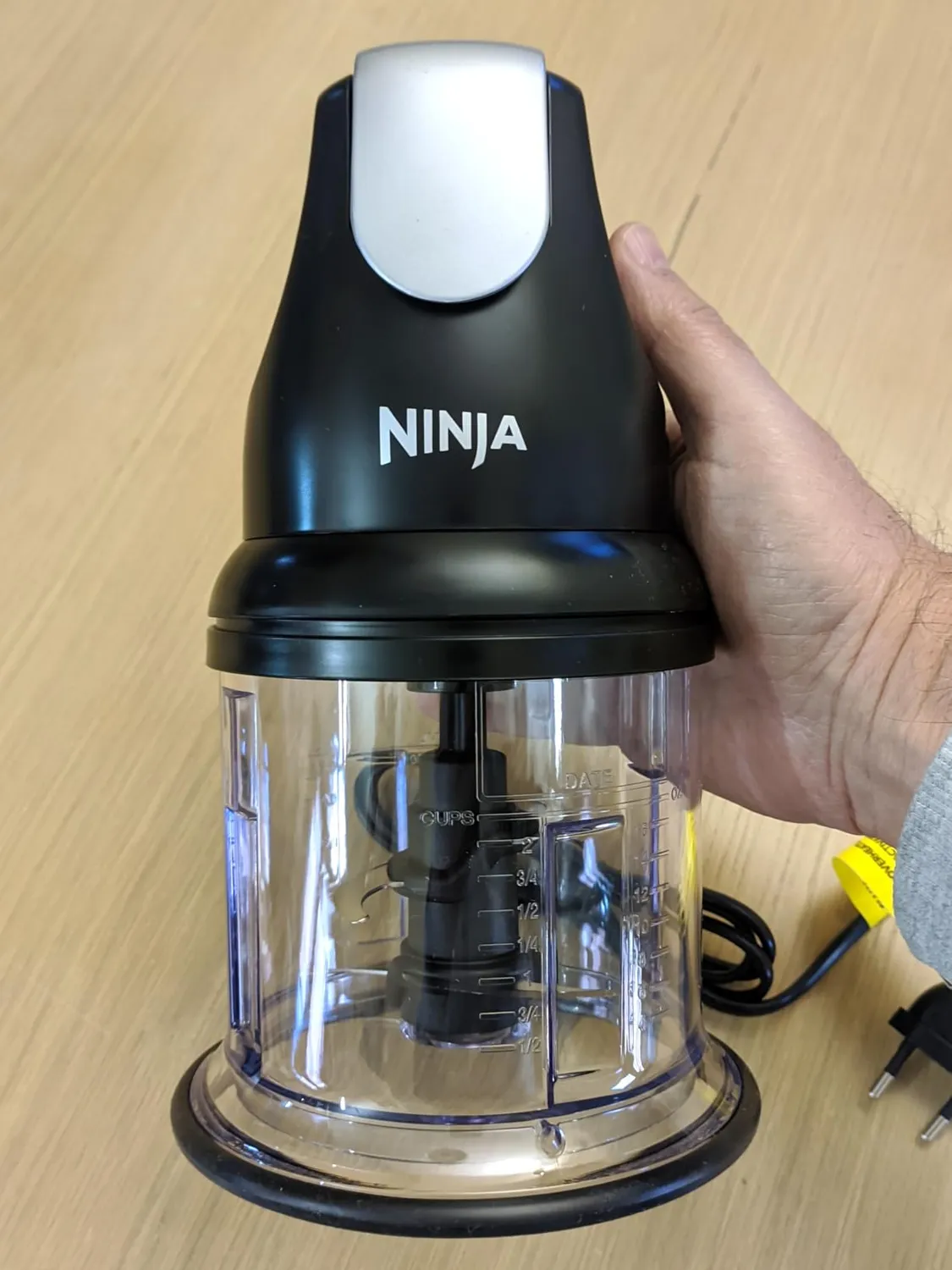Ninja Express Chop NJ1002EUBK Tritatutto Nero 2 Ciotole 200W