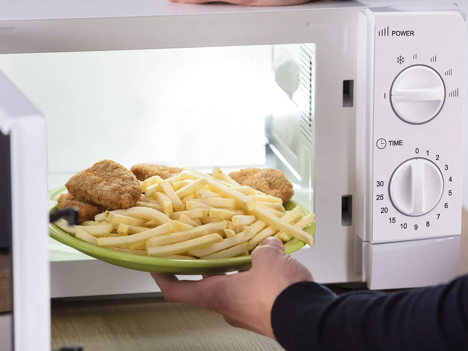 Beper Microonde 20 L Bianco Nero 700W Senza Grill