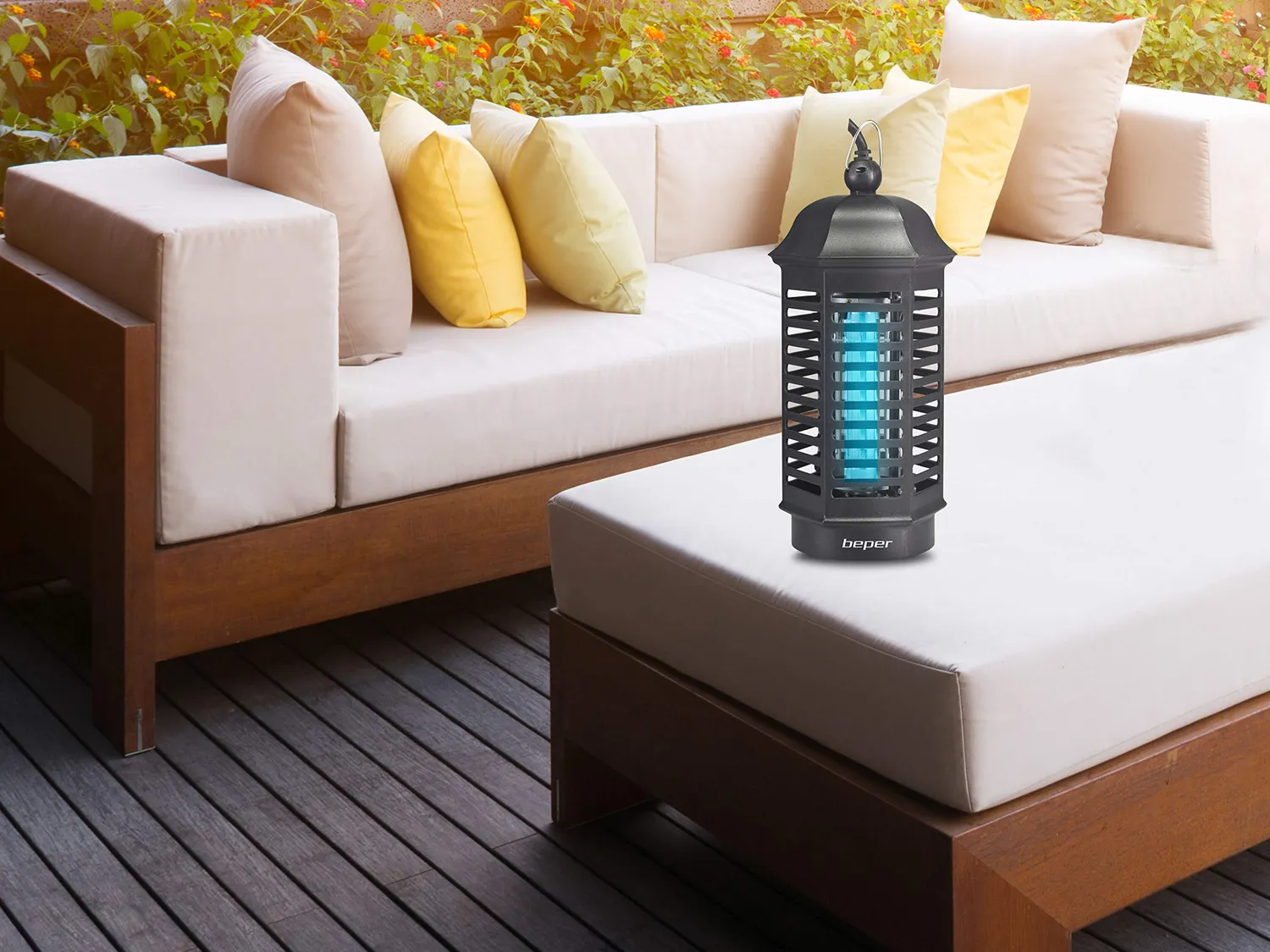 Beper P206ZAN001 Lampada Antizanzare UV-A Lanterna
