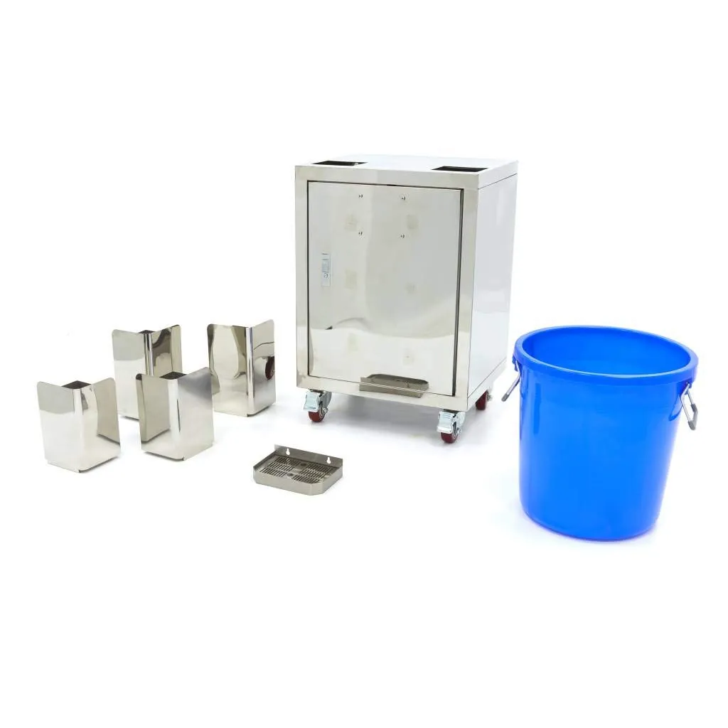 Maxima MAJ-26X MAJ-50X carrello inox con secchio