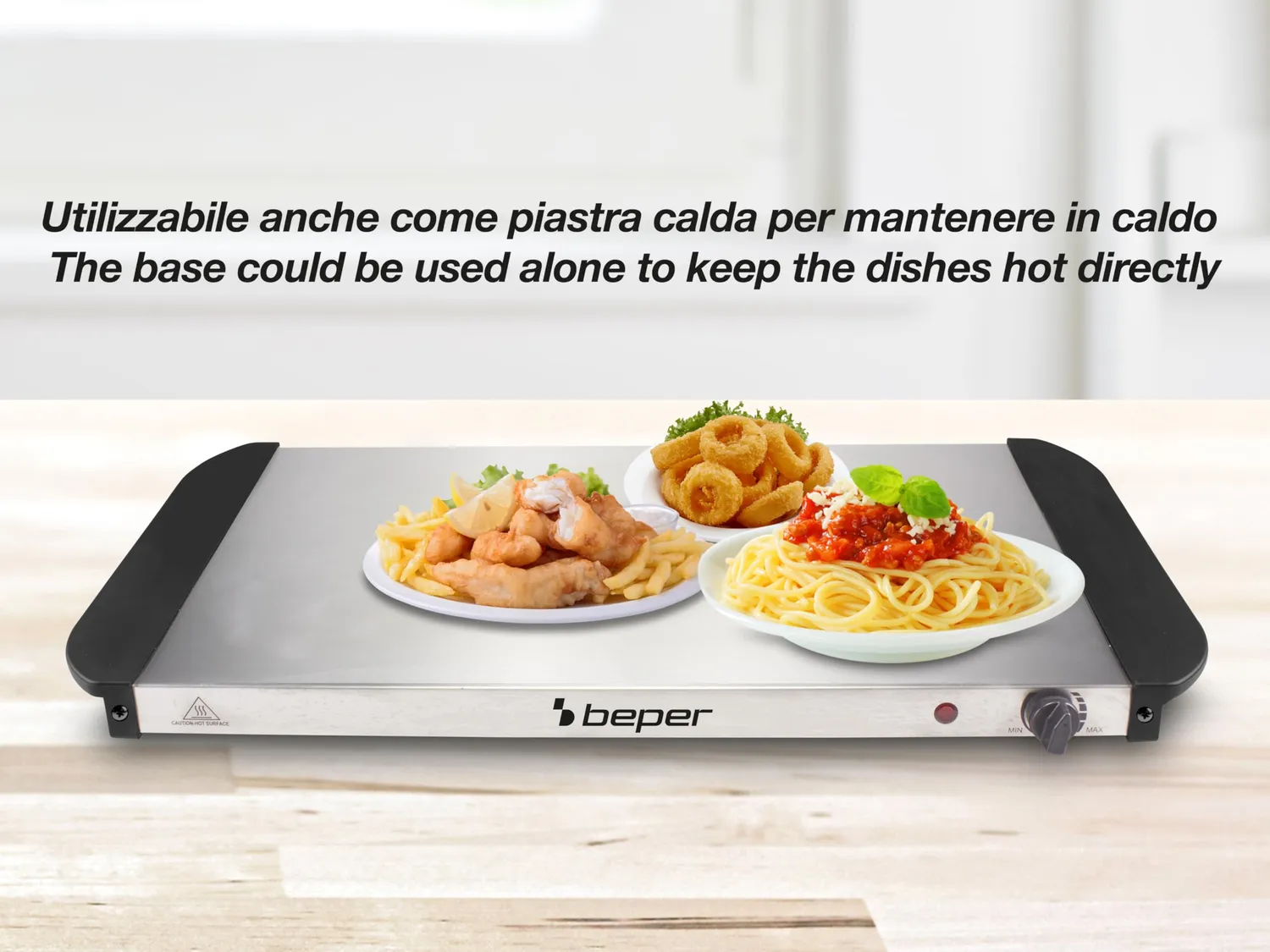 Beper P101TEM002 scaldavivande buffet 4 vassoi