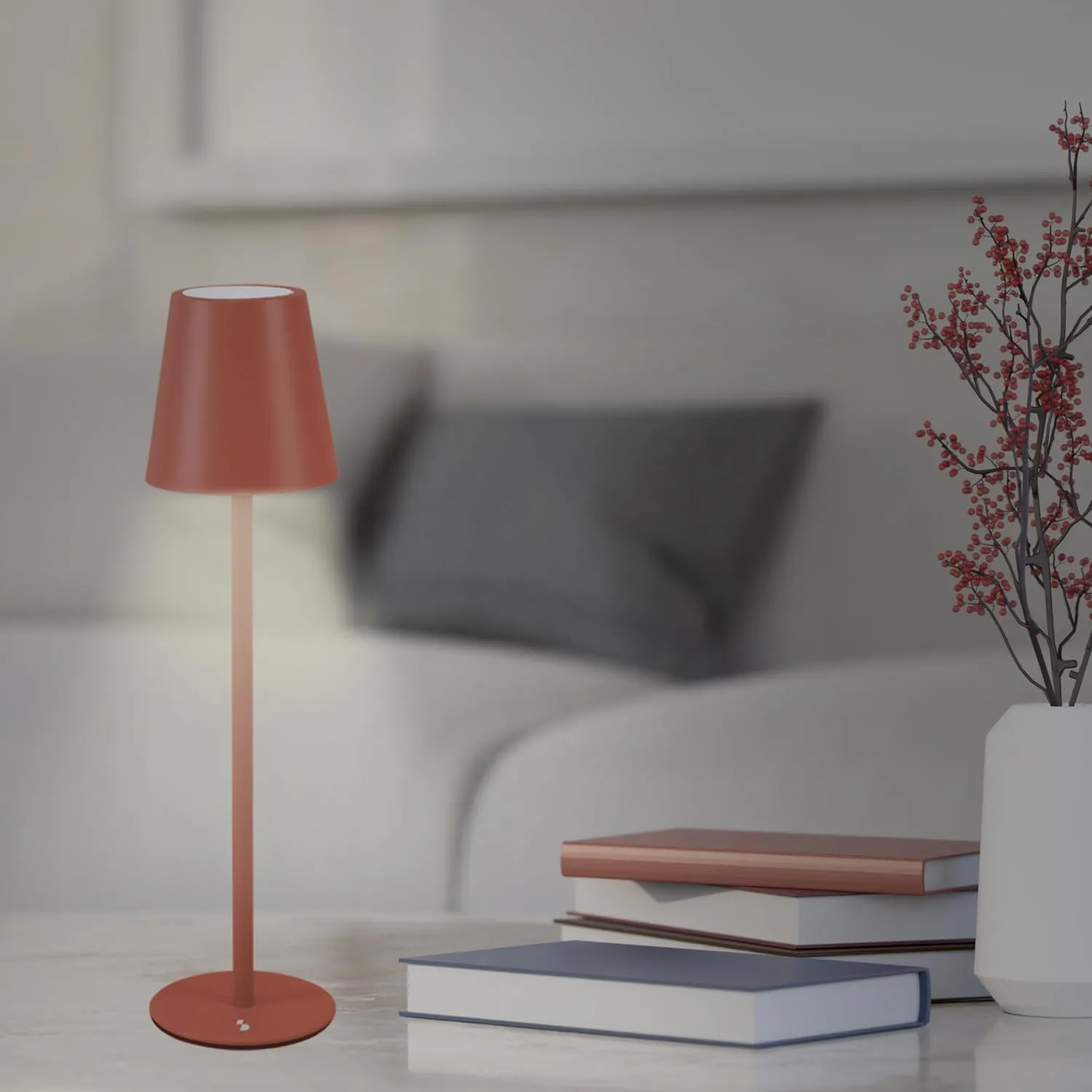 Beper P207ILI204 lampada da tavolo terracotta dimmerabile