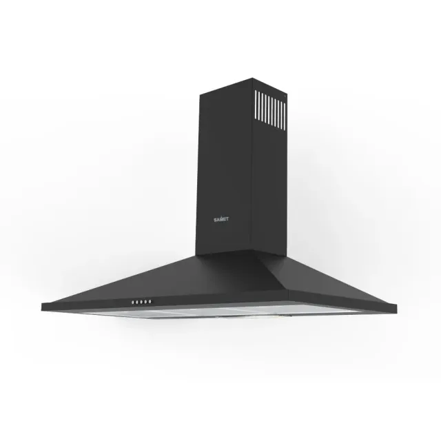 Samet Eolo90 Cappa Parete 90 cm Nera Piramide
