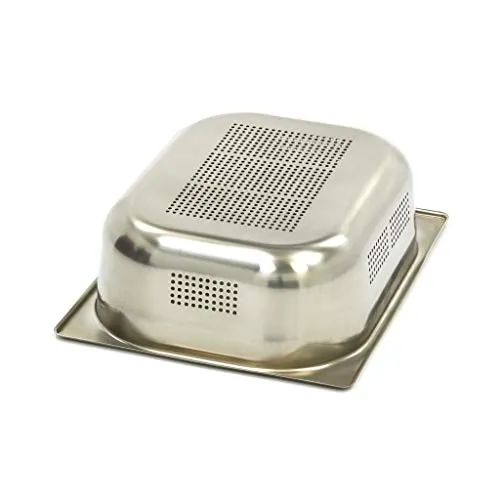 Maxima Contenitore GN 1/2 Forato Inox H 100 mm 6,5 L