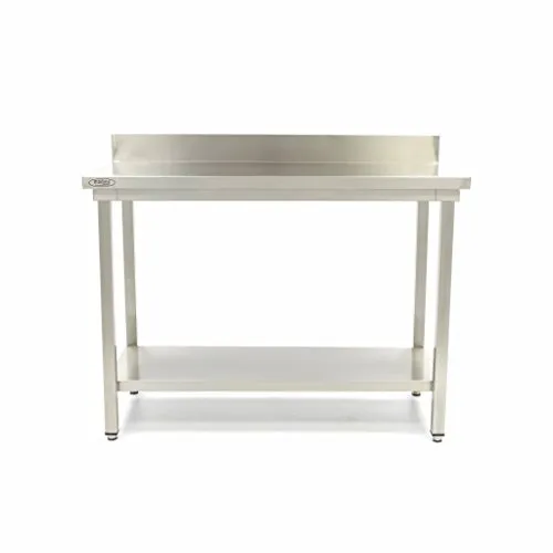 Maxima Tavolo Acciaio Inox 160x60 cm Alzatina Regolabile