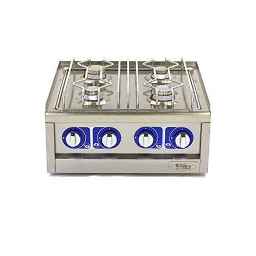 Maxima Piano cottura gas 4 fuochi 60x60 cm 17 kW