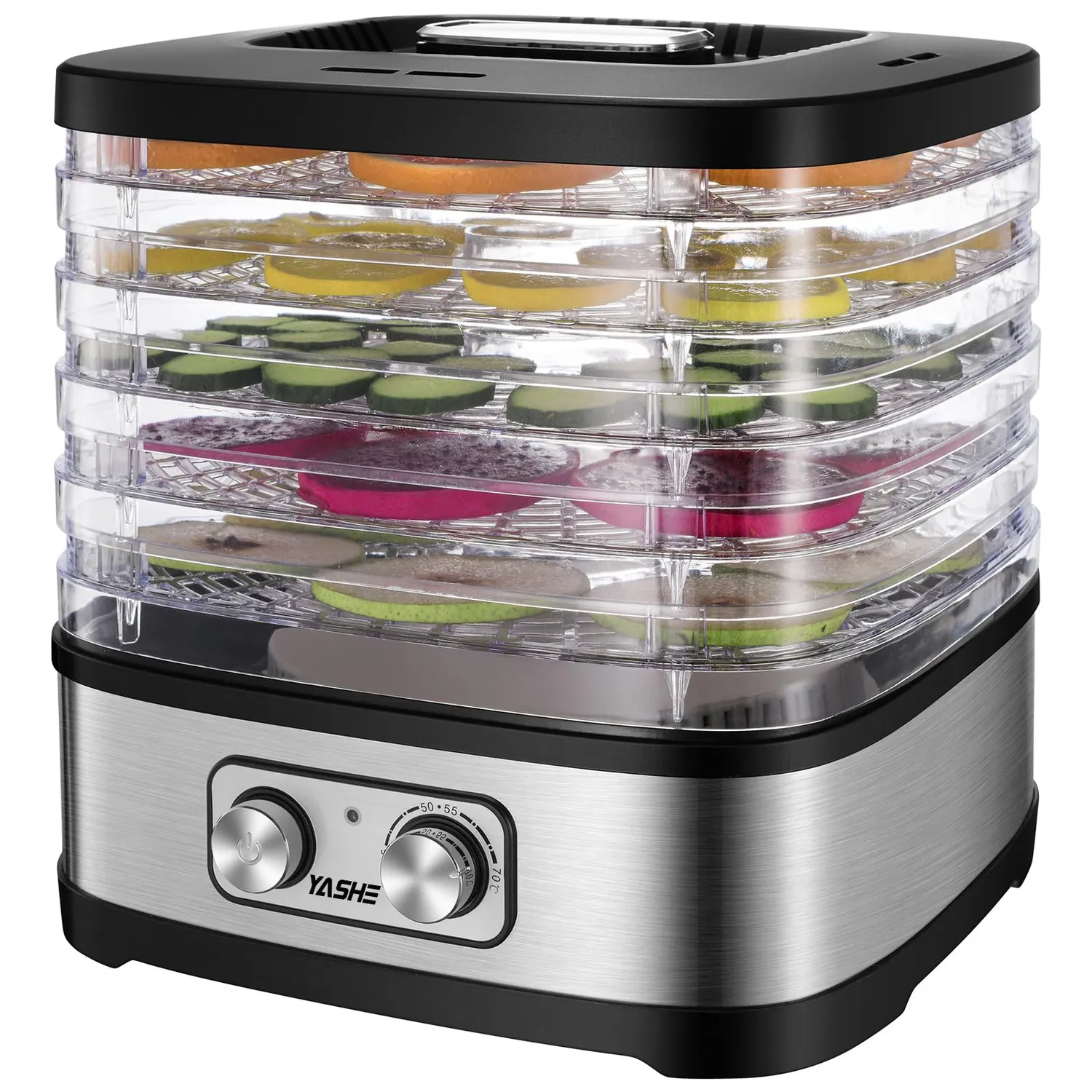 Yashe GGJ-261B essiccatore alimentare 5 vassoi elettronico