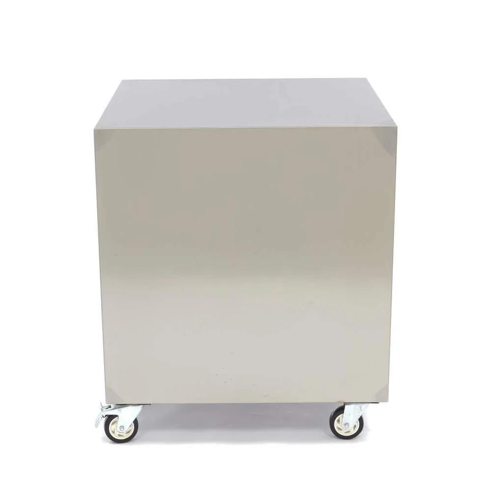 Maxima supporto inox su ruote 60x60 120 kg