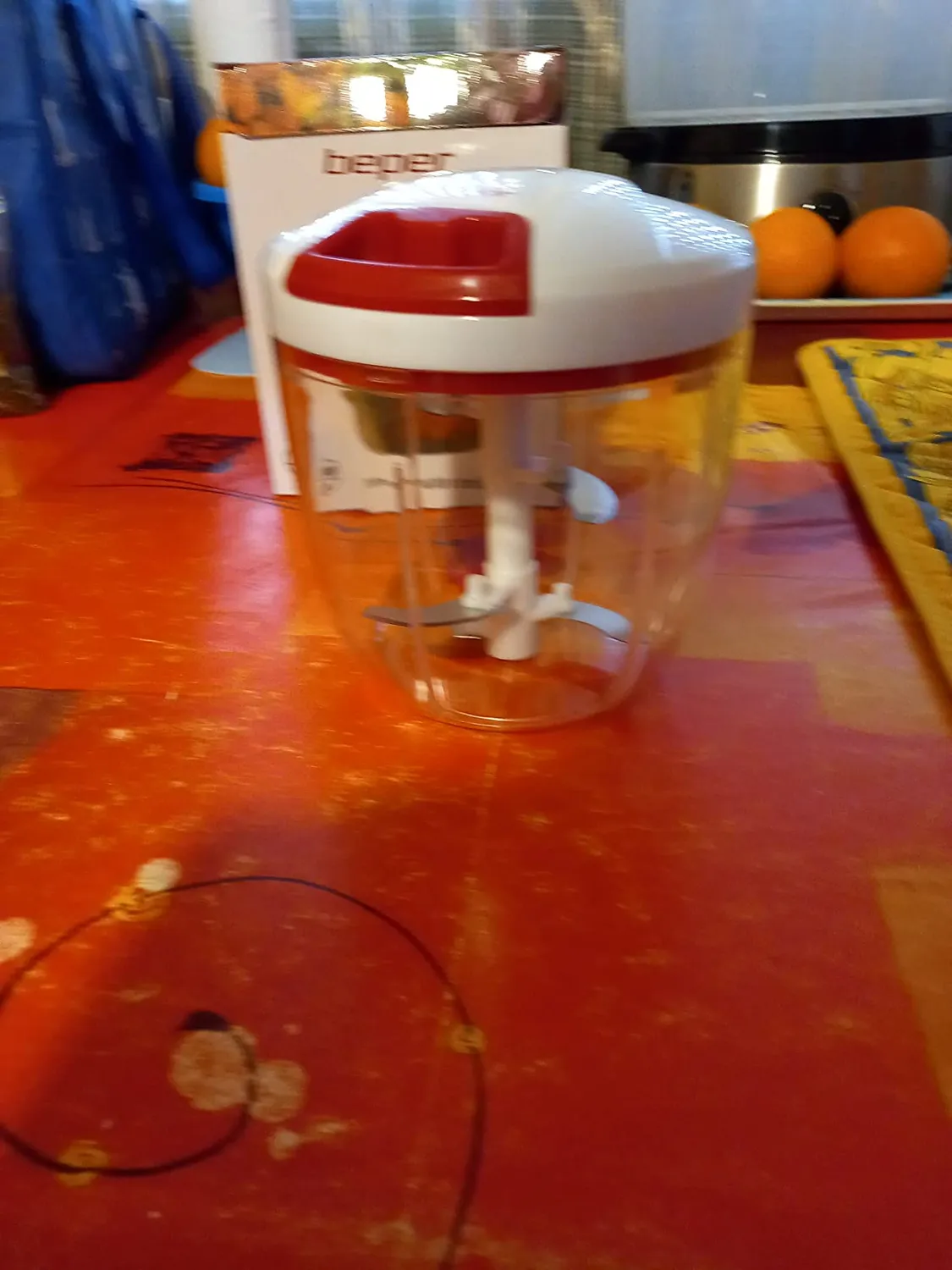 Beper C107UTT002 Tritatutto manuale a corda 1000 ml