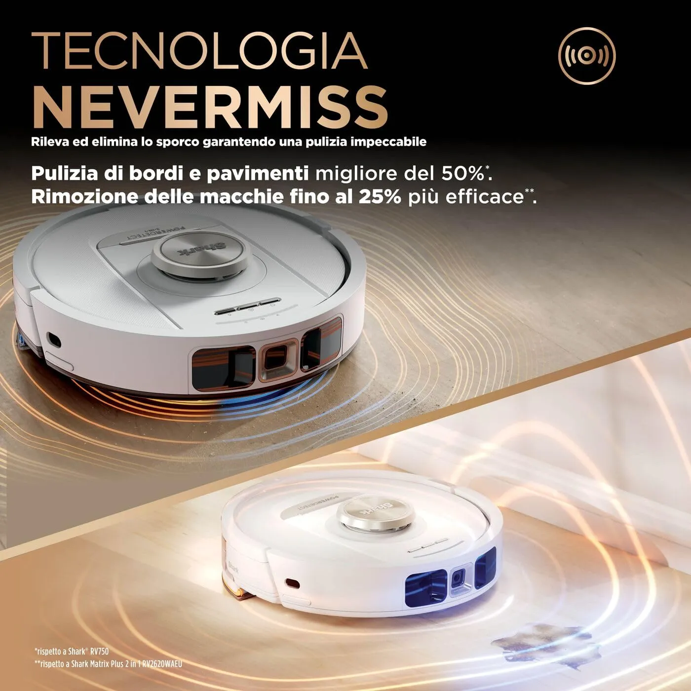 Shark PowerDetect NeverTouch Pro robot lavapavimenti Standard