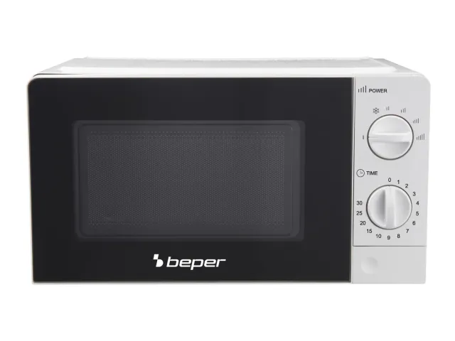 Beper Microonde 20 L Bianco Nero 700W Senza Grill