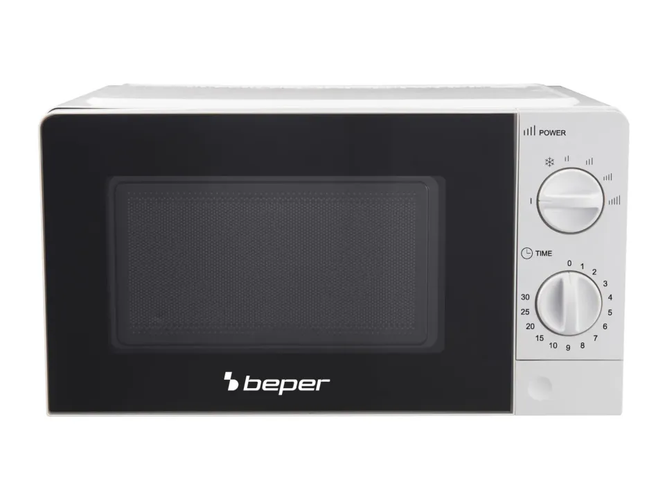 Beper Microonde 20 L Bianco Nero 700W Senza Grill