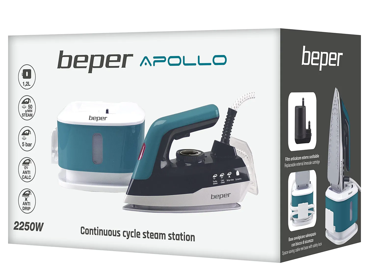 Beper P204CAL200 sistema stirante ciclo continuo ceramica