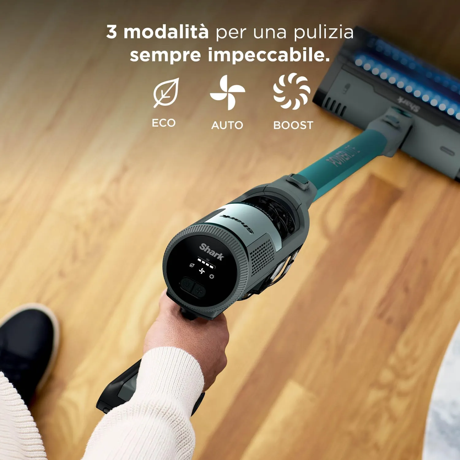 Shark PowerLite BU1623EU aspirapolvere senza fili turchese