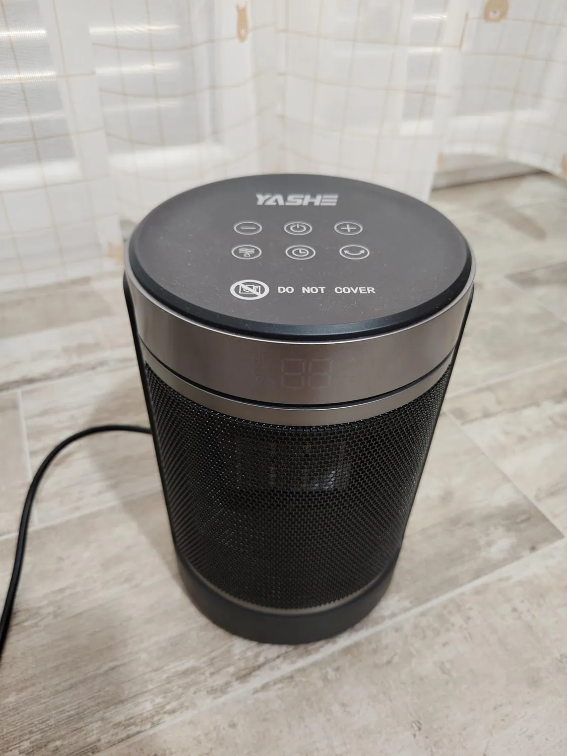 Yashe stufetta elettrica 1500W silenziosa con telecomando