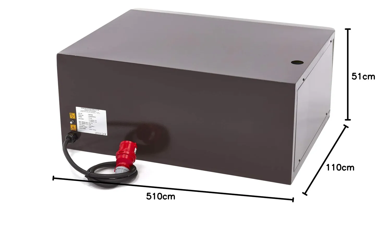 Pizza Maxima Deluxe forno pizza 4x25cm 400V professionale