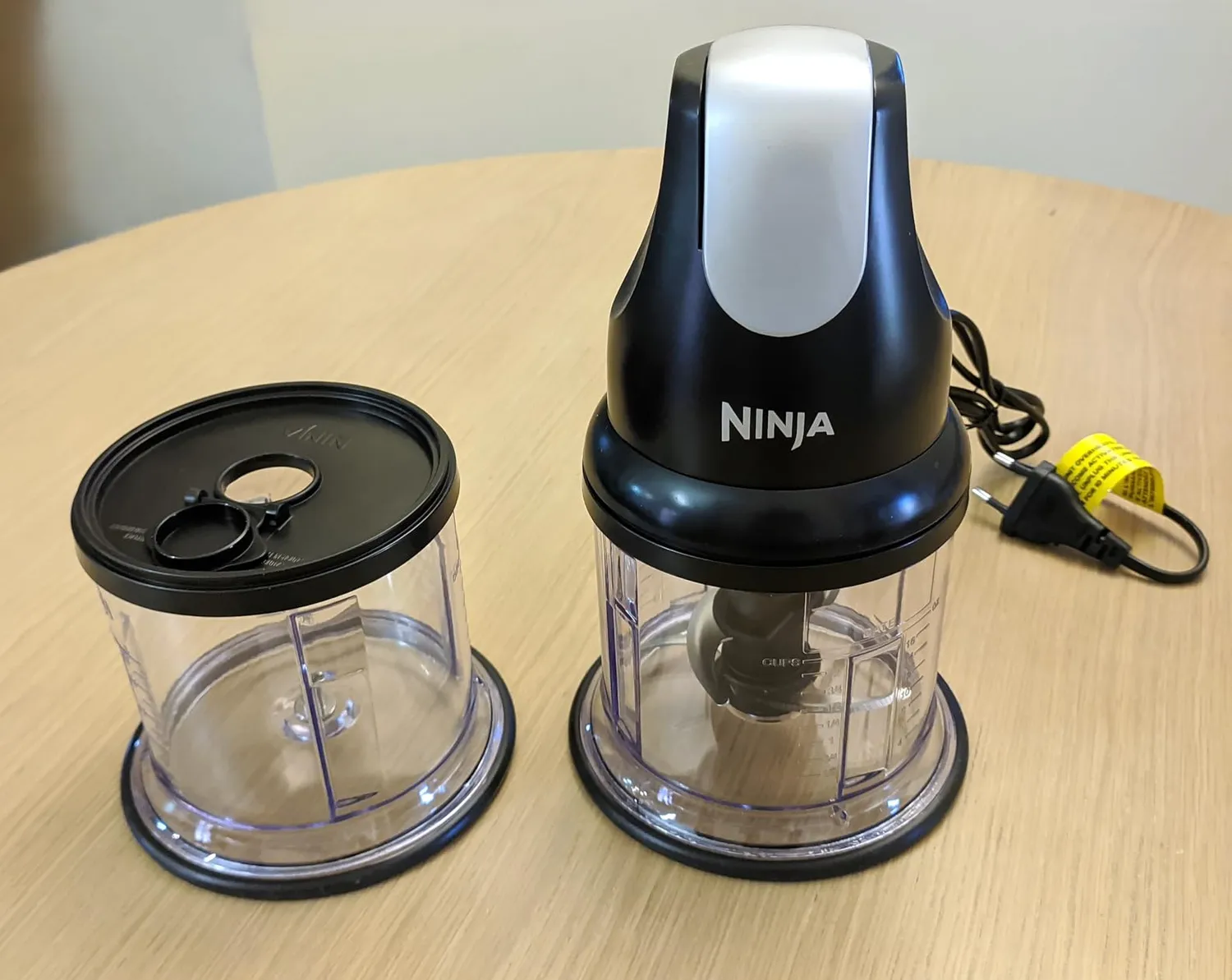 Ninja Express Chop NJ1002EUBK Tritatutto Nero 2 Ciotole 200W