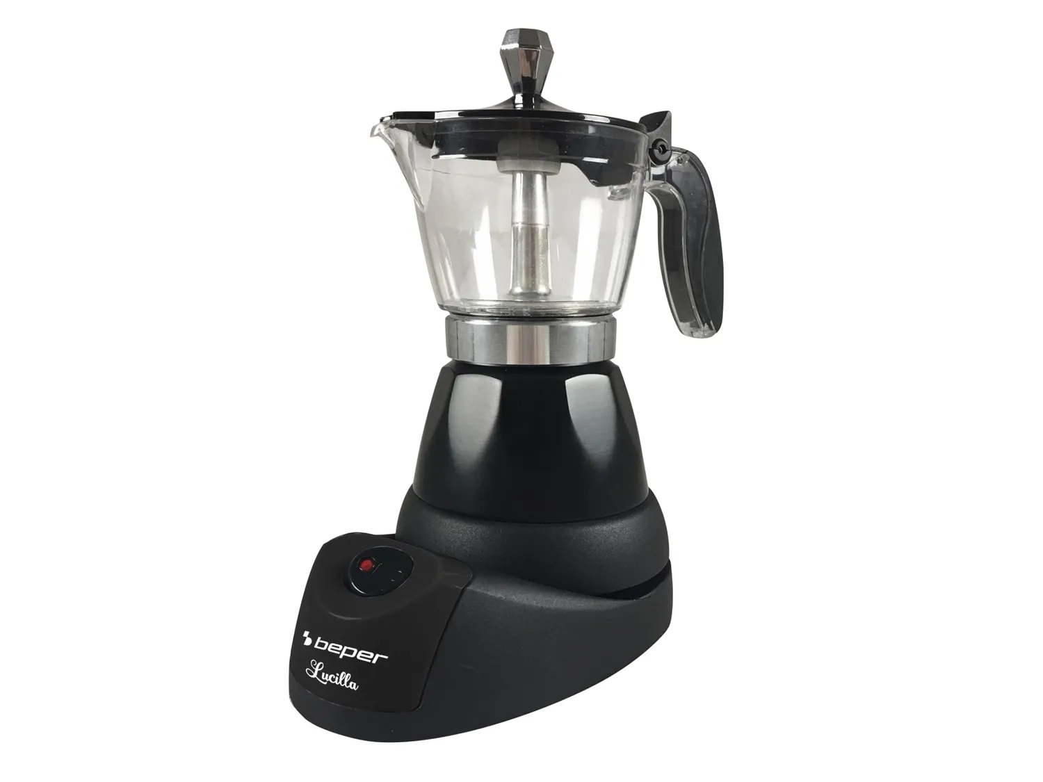 Beper BC.040N moka elettrica 3 tazze nera non programmabile